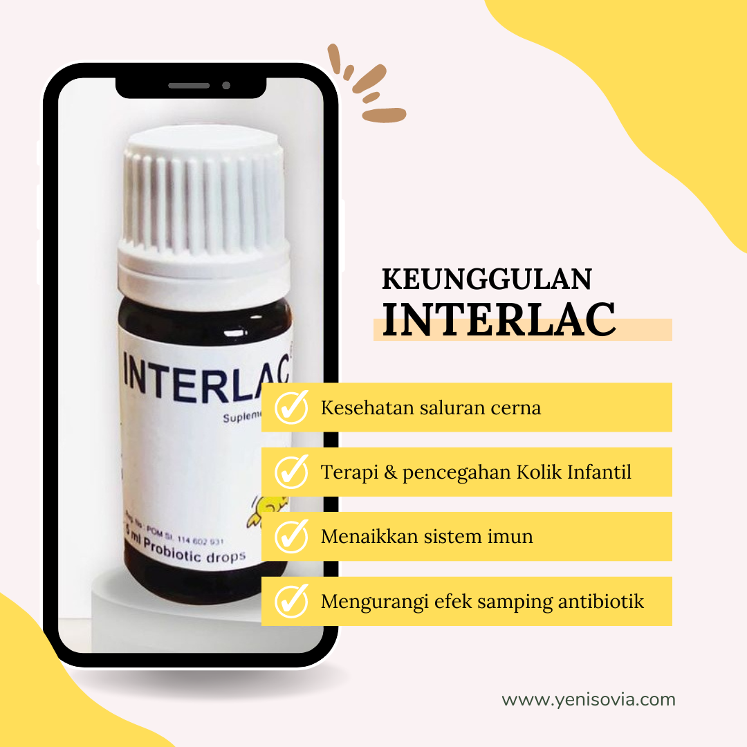 Interlac Menjaga Kesehatan Anak di 1000 Hari Pertama Kehidupannya Interlac probiotic untuk bayi